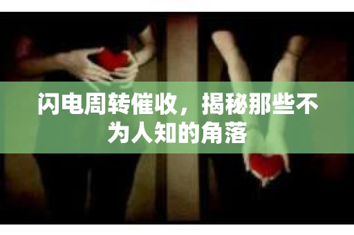 闪电周转催收，揭秘那些不为人知的角落