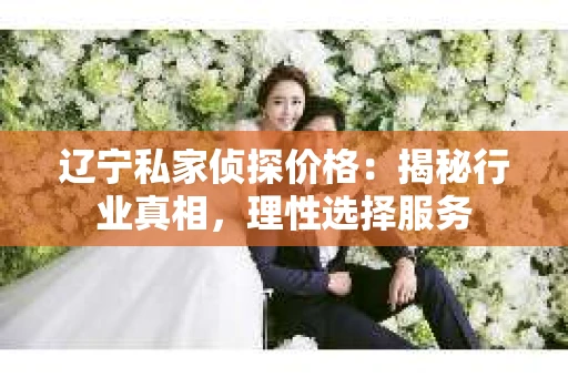 辽宁私家侦探价格：揭秘行业真相，理性选择服务