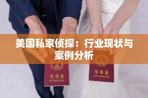 美国私家侦探：行业现状与案例分析